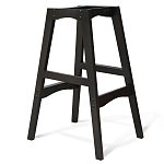 Барный стул со спинкой и подлокотниками на 4-х деревянных ножках Douglas Rhombus Бирюзовый Велюр варинант исполнения - 3 | Loft Concept в Ростове-на-Дону