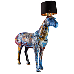 Большой Торшер Лошадь с ручной авторской росписью Feral Stallion варинант исполнения - 2 | Loft Concept в Ростове-на-Дону