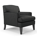 Мебельная ткань Шенилл черный цвет 138 см T4-35 варинант исполнения - 5 | Loft Concept в Ростове-на-Дону