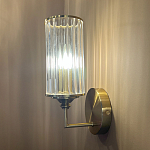 Бра с цилиндрическим рифленым стеклянным плафоном Jeanette варинант исполнения - 5 | Loft Concept в Ростове-на-Дону