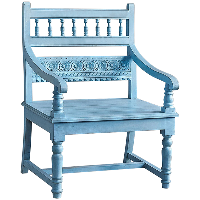        Eutropio Grey Mango Chair Blue   -- | Loft Concept 