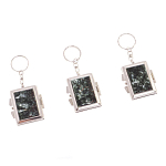 Зеркало брелок складное двухстороннее из натурального камня Серафинит Stone Mirrors варинант исполнения - 4 | Loft Concept в Ростове-на-Дону