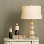 Настольная лампа с корпусом из градуированных шаров Babylon варинант исполнения - 4 | Loft Concept в Ростове-на-Дону