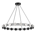 Люстра кольцевая с круглыми светодиодными источниками света Maxine Light варинант исполнения - 3 | Loft Concept в Ростове-на-Дону