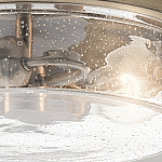 Потолочный светильник с прозрачным стеклянным плафоном с эффектом пузырьков Kichler варинант исполнения - 4 | Loft Concept в Ростове-на-Дону