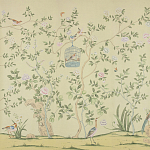 Обои ручная роспись Askew Verdigris  варинант исполнения - 4 | Loft Concept в Ростове-на-Дону