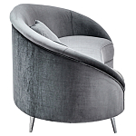 Диван с мягкой обивкой из ткани серый Ethan Sofa варинант исполнения - 1 | Loft Concept в Ростове-на-Дону