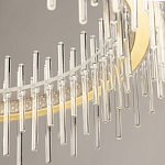 Люстра круглая с прозрачными стеклянными трубками 51 см Nembus варинант исполнения - 8 | Loft Concept в Ростове-на-Дону