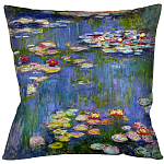 Подушка декоративная Лилии Impressionism in Art варинант исполнения - 1 | Loft Concept в Ростове-на-Дону
