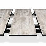 Стол обеденный раздвижной с прямоугольной бежевой столешницей Magali варинант исполнения - 6 | Loft Concept в Ростове-на-Дону