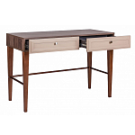 Стол письменный из массива бука с 2-мя ящиками бежевый Wenge Light варинант исполнения - 3 | Loft Concept в Ростове-на-Дону