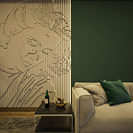 Барельеф PORTRAIT варинант исполнения - 2 | Loft Concept в Ростове-на-Дону