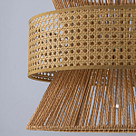 Подвесной светильник с абажуром из натуральных материалов Light Inside the Cell варинант исполнения - 9 | Loft Concept в Ростове-на-Дону