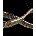 Люстра волнистой формы с фактурным хрустальным плафоном Light Delight варинант исполнения - 6 | Loft Concept в Ростове-на-Дону