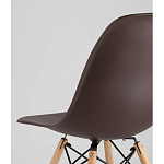 Пластиковый стул на ножках из массива бука Eames Brown варинант исполнения - 3 | Loft Concept в Ростове-на-Дону