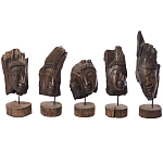 Декоративная статуэтка из дерева Будда Buddha Wooden Statuette варинант исполнения - 6 | Loft Concept в Ростове-на-Дону