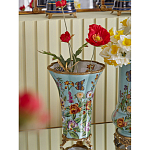 Ваза со стрекозой из фарфора с бронзовыми элементами Paradise Dragonfly варинант исполнения - 5 | Loft Concept в Ростове-на-Дону