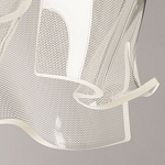 Подвесной светильник цилиндрической формы с прозрачным волнистым плафоном Wave Line варинант исполнения - 8 | Loft Concept в Ростове-на-Дону