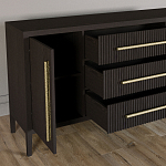 Буфет Primo с тремя ящиками и двумя фасадами Темный орех варинант исполнения - 6 | Loft Concept в Ростове-на-Дону