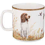 Кружка из фарфора с изображением фазанов и собаки 400 мл Hunting Porcelain Collection варинант исполнения - 1 | Loft Concept в Ростове-на-Дону