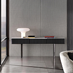 Консоль чёрная с 3-мя выдвижными ящиками Lou варинант исполнения - 3 | Loft Concept в Ростове-на-Дону