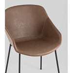 Стул Ashby экокожа светло-коричневый варинант исполнения - 3 | Loft Concept в Ростове-на-Дону