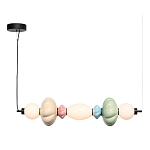 Подвесной светильник линейный с керамическими элементами 24W LED Fragrant Light варинант исполнения - 1 | Loft Concept в Ростове-на-Дону