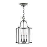 Подвесной светильник с прозрачным стеклянным цилиндрическим плафоном в классическом стиле на цепи Hinkley варинант исполнения - 5 | Loft Concept в Ростове-на-Дону