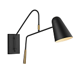 Бра черного цвета с конусным плафоном Feiss варинант исполнения - 1 | Loft Concept в Ростове-на-Дону