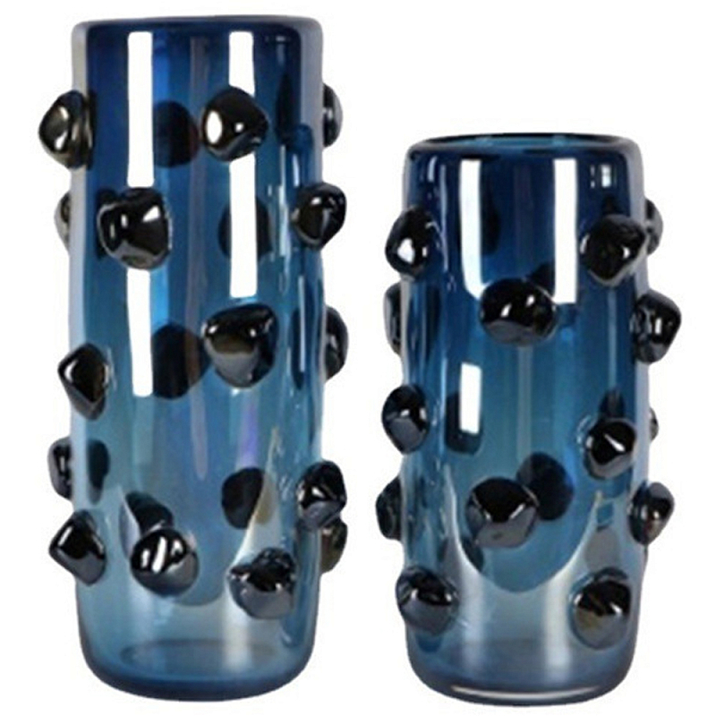  Molecule Vase Glass Blue Spheres  -  -- | Loft Concept 