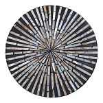 Столик с инкрустацией с перламутровым узором Dominic Black варинант исполнения - 2 | Loft Concept в Ростове-на-Дону