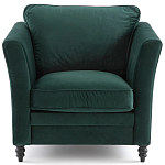 Кресло с обивкой из хлопкового велюра Porter Green Armchair варинант исполнения - 2 | Loft Concept в Ростове-на-Дону
