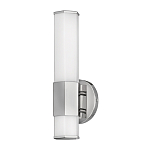 Бра для ванных комнат вертикальное с длинным белым матовым плафоном в форме шестиугольника на круглом основании Hinkley варинант исполнения - 12 | Loft Concept в Ростове-на-Дону