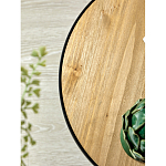 Приставной столик с факутрным черным основанием Ethiopia варинант исполнения - 4 | Loft Concept в Ростове-на-Дону