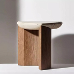 Дизайнерский журнальный стол полукруглой формы Pokun варинант исполнения - 1 | Loft Concept в Ростове-на-Дону