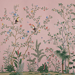 Обои ручная роспись Amazonia Florence Pink dyed silk варинант исполнения - 2 | Loft Concept в Ростове-на-Дону