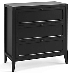 Комод с 3-мя ящиками черный Silva Black Chest of Drawers варинант исполнения - 1 | Loft Concept в Ростове-на-Дону