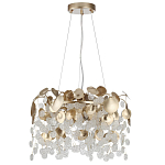 Люстра с декоративными подвесками из прозрачного стекла в форме монеток FAIRYTREE Light варинант исполнения - 2 | Loft Concept в Ростове-на-Дону