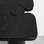 Консоль чёрная на 2-х конусообразных ножках Eros варинант исполнения - 1 | Loft Concept в Ростове-на-Дону