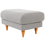 Мягкий пуф на деревянных ножках Garner Pouf Light варинант исполнения - 3 | Loft Concept в Ростове-на-Дону