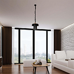 Подвесной светильник с черным металлическим плафоном Capability варинант исполнения - 1 | Loft Concept в Ростове-на-Дону