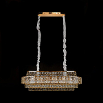 Люстра овальной формы хрустальная в неоклассическом стиле Majesty варинант исполнения - 2 | Loft Concept в Ростове-на-Дону