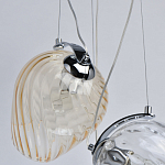 Люстра каскадная с 5-ю разноцветными стеклянными плафонами Kaleido варинант исполнения - 7 | Loft Concept в Ростове-на-Дону