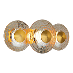 Бра из трех стеклянных фактурных дисков Eyepiece варинант исполнения - 3 | Loft Concept в Ростове-на-Дону