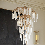 Люстра многоярусная с трубчатыми подвесками Dripping Crystals варинант исполнения - 5 | Loft Concept в Ростове-на-Дону