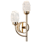 Бра с декором в виде кристаллов из хрусталя Kenneth Crystal Stone Sconce варинант исполнения - 1 | Loft Concept в Ростове-на-Дону