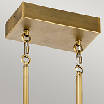 Люстра подвесная прямоугольная цвета латунь Kichler варинант исполнения - 3 | Loft Concept в Ростове-на-Дону