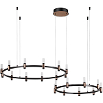 Люстра подвесная с цилиндрическими плафонами на двух круглых подвесах  Arnaut Light варинант исполнения - 2 | Loft Concept в Ростове-на-Дону