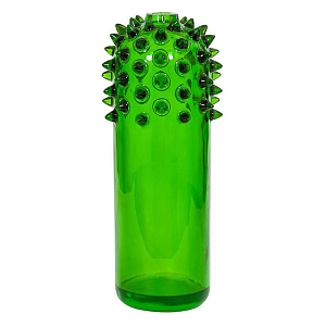 Ваза кактус зеленый стекло Adrian