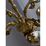 Подсвечник белый Попугай из фарфора с бронзовыми элементами Eden Garden варинант исполнения - 8 | Loft Concept в Ростове-на-Дону